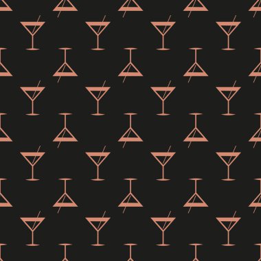 Tropikal kokteyl renkli seamless modeli