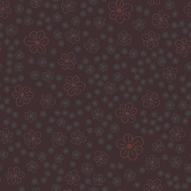 Yeni basit soyut geometrik seamless modeli ile arka plan için çiçekler