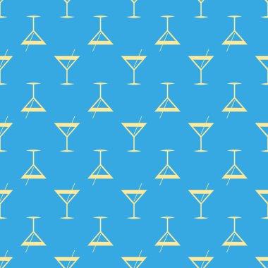 Tropikal kokteyl renkli seamless modeli