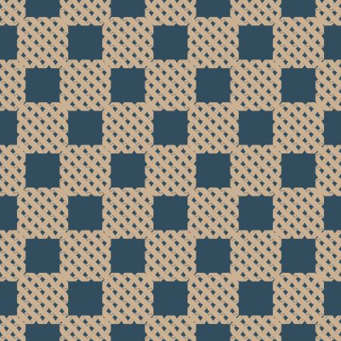 Soyut hasır geometrik seamless modeli. Vektör çizim  