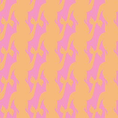 Kuğu renkli parlak seamless modeli