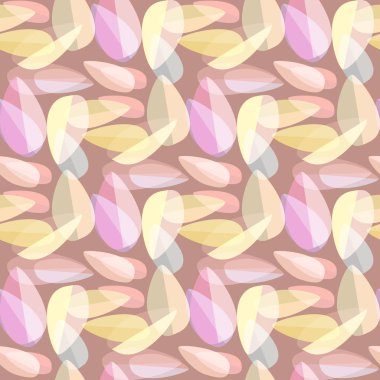 Parlak arka plan Dikişsiz desen çok renkli yapraklarda.