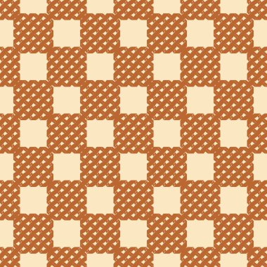 Soyut hasır geometrik seamless modeli. Vektör çizim  