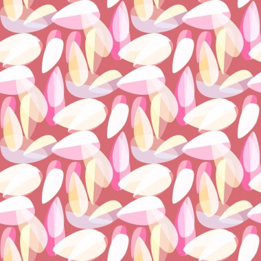 Parlak arka plan Dikişsiz desen çok renkli yapraklarda.