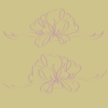 Set çekilmiş yay izole el renk arka plan üzerinde.