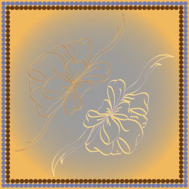 Set çekilmiş yay izole el renk arka plan üzerinde.