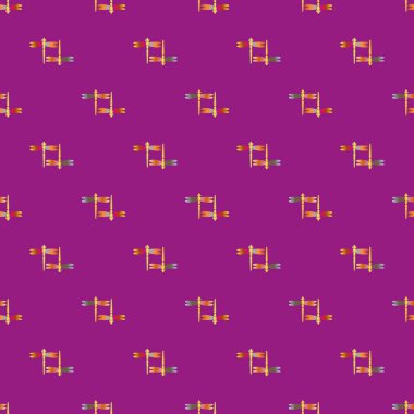 Dekoratif renkli seamless modeli ile şirin yusufçuk