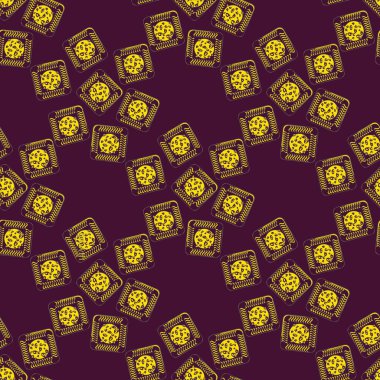 Tanımlama bilgilerini seamless modeli. tatlı tatlı yiyecek, arka plan illüstrasyon.