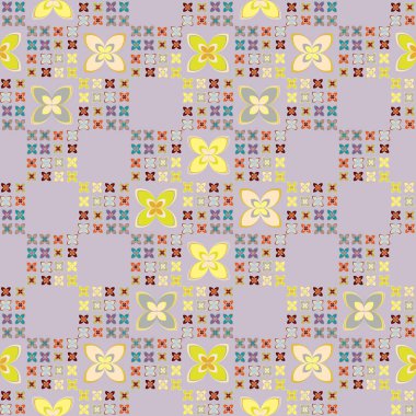 Çiçekler için arka plan ile yeni basit seamless modeli