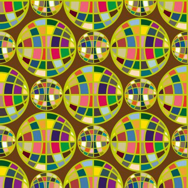 Renk seamless modeli ile işbirliği dünya küre.