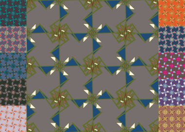 Memphis tarzı zemin. Geometrik seamless modeli. 