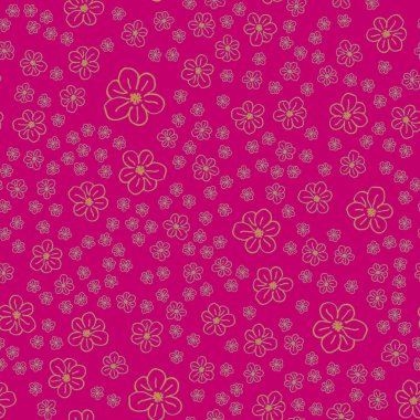 Yeni basit soyut geometrik seamless modeli ile arka plan için çiçekler