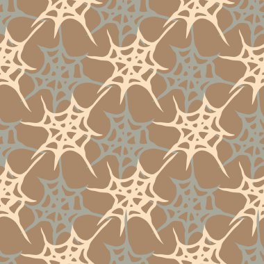 Stilize örümcek ağı seamless modeli. Arka plan, kumaş ve paketleme kullanmak olabilir.