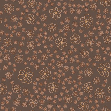 Yeni basit soyut geometrik seamless modeli ile arka plan için çiçekler