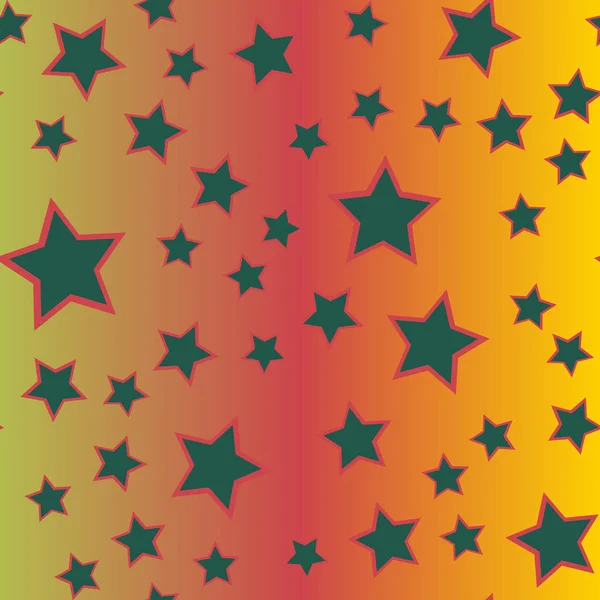 Patrón Colorido Geométrico Abstracto Con Estrellas Para Fondo — Archivo Imágenes Vectoriales