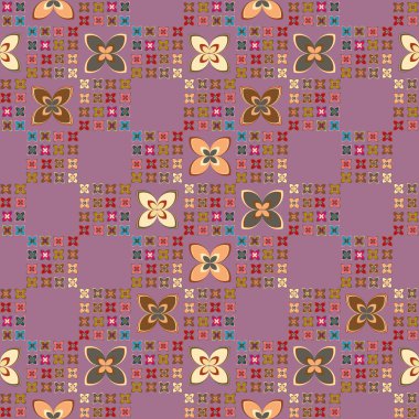 Çiçekler için arka plan ile yeni basit seamless modeli