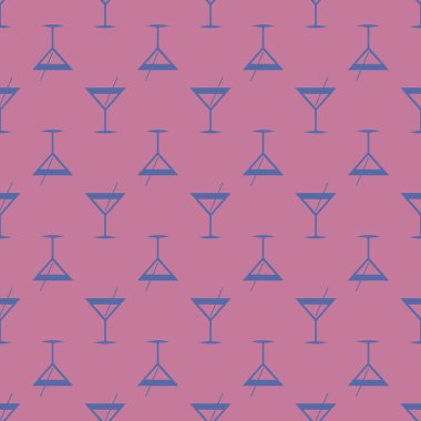 Tropikal kokteyl renkli seamless modeli