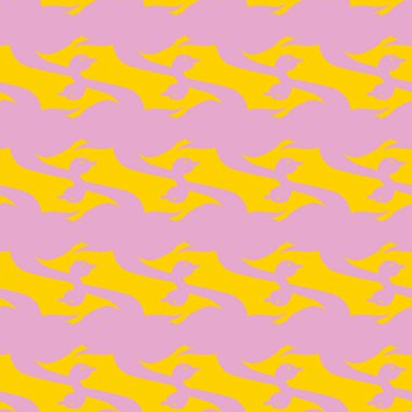 Kuğu renkli parlak seamless modeli