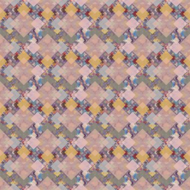 Soyut Dikişsiz renkli desen, vektör çizim