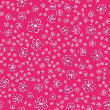 Yeni basit soyut geometrik seamless modeli ile arka plan için çiçekler