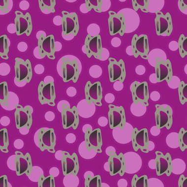 Bardak kahve veya çay arka plan seamless modeli üzerinde noktalı.