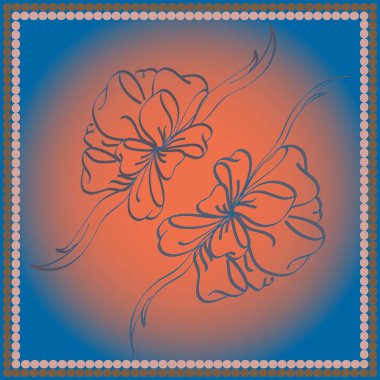 Set çekilmiş yay izole el renk arka plan üzerinde.