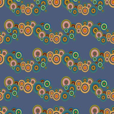 Soyut geometrik renkli seamless modeli daireler, arka plan ile