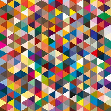 Arkaplan için soyut geometrik renkli desen. vektör illüstrasyonu 