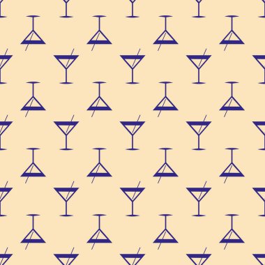 Tropikal kokteyl renkli seamless modeli