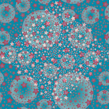 Arka plan için yıldız ile soyut geometrik renkli desen.