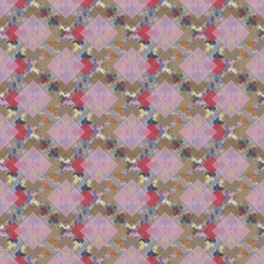 Soyut Dikişsiz renkli desen, vektör çizim