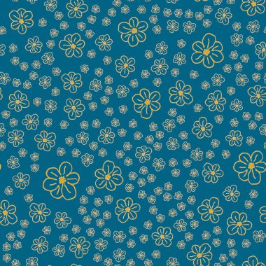 Yeni basit soyut geometrik seamless modeli ile arka plan için çiçekler