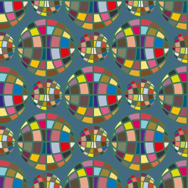 Renk seamless modeli ile işbirliği dünya küre.