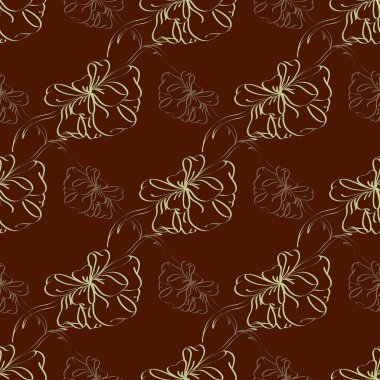 Çok renkli yay ve kurdeleler parlak seamless modeli.