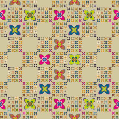 Çiçekler için arka plan ile yeni basit seamless modeli