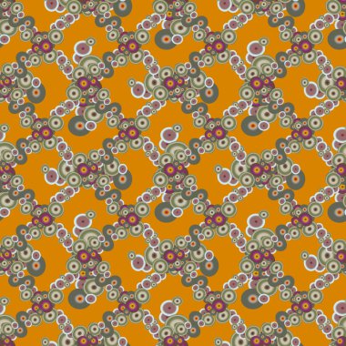 Soyut geometrik renkli seamless modeli daireler, arka plan ile