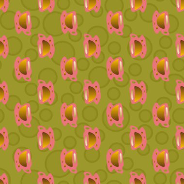 Bardak kahve veya çay arka plan seamless modeli üzerinde noktalı.