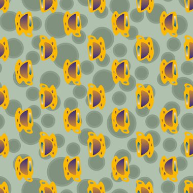 Bardak kahve veya çay arka plan seamless modeli üzerinde noktalı.