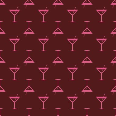 Tropikal kokteyl renkli seamless modeli