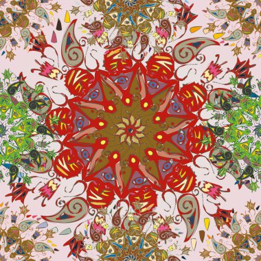 Arkaplan için soyut geometrik renkli desen. vektör illüstrasyonu 