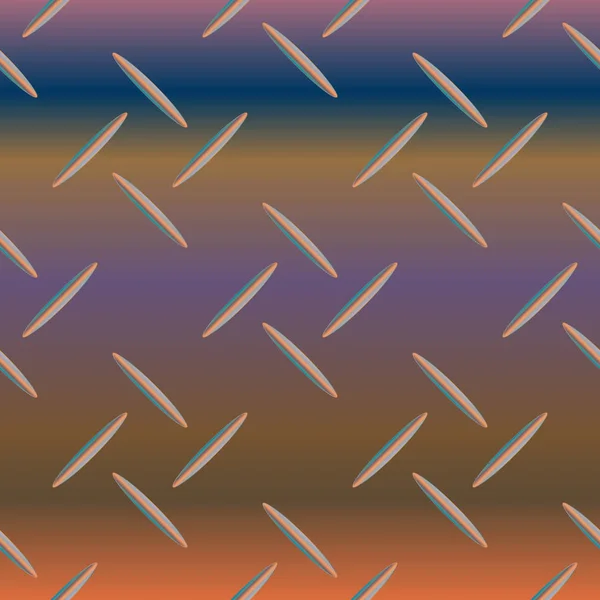 金属の段ボールのシームレス パターンのベクトル イラスト — ストックベクタ
