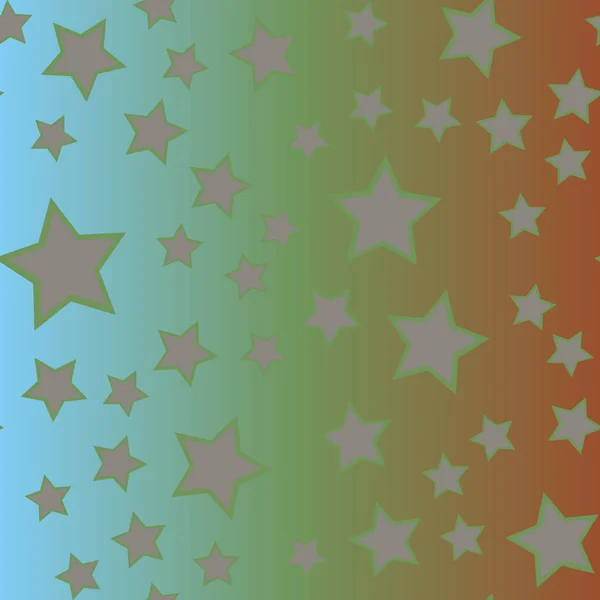 Patrón Colorido Geométrico Abstracto Con Estrellas Para Fondo — Vector de stock