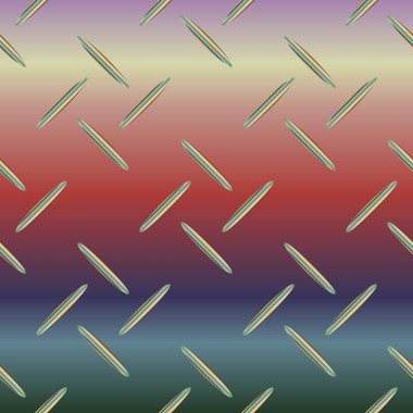 Oluklu Metal Dikişsiz desen vektör çizim.