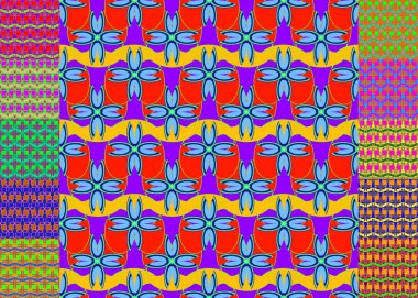 Memfis tarzı zemin. Geometrik seamless modeli. Yinelenen Dekorasyon yazdırma. Sorunsuz ilkel geometrik arka plan.