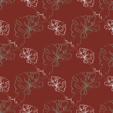 Çok renkli yay ve kurdeleler parlak seamless modeli.