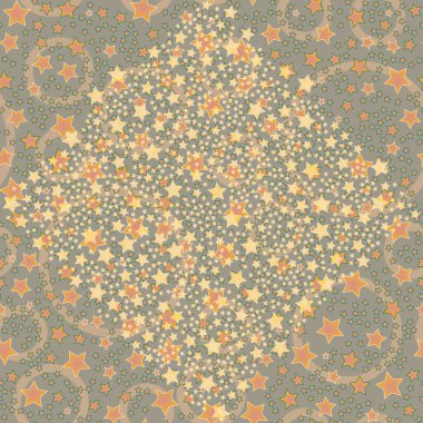 Arka plan için yıldız ile soyut geometrik renkli desen.