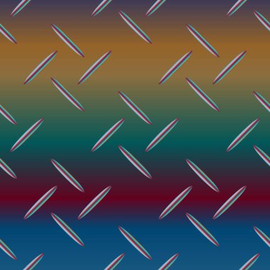 Oluklu Metal Dikişsiz desen vektör çizim.