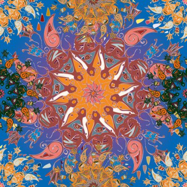 Arkaplan için soyut geometrik renkli desen. vektör illüstrasyonu 