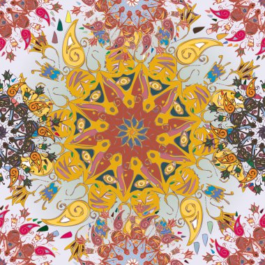 Arkaplan için soyut geometrik renkli desen. vektör illüstrasyonu 