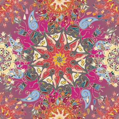 Arkaplan için soyut geometrik renkli desen. vektör illüstrasyonu 